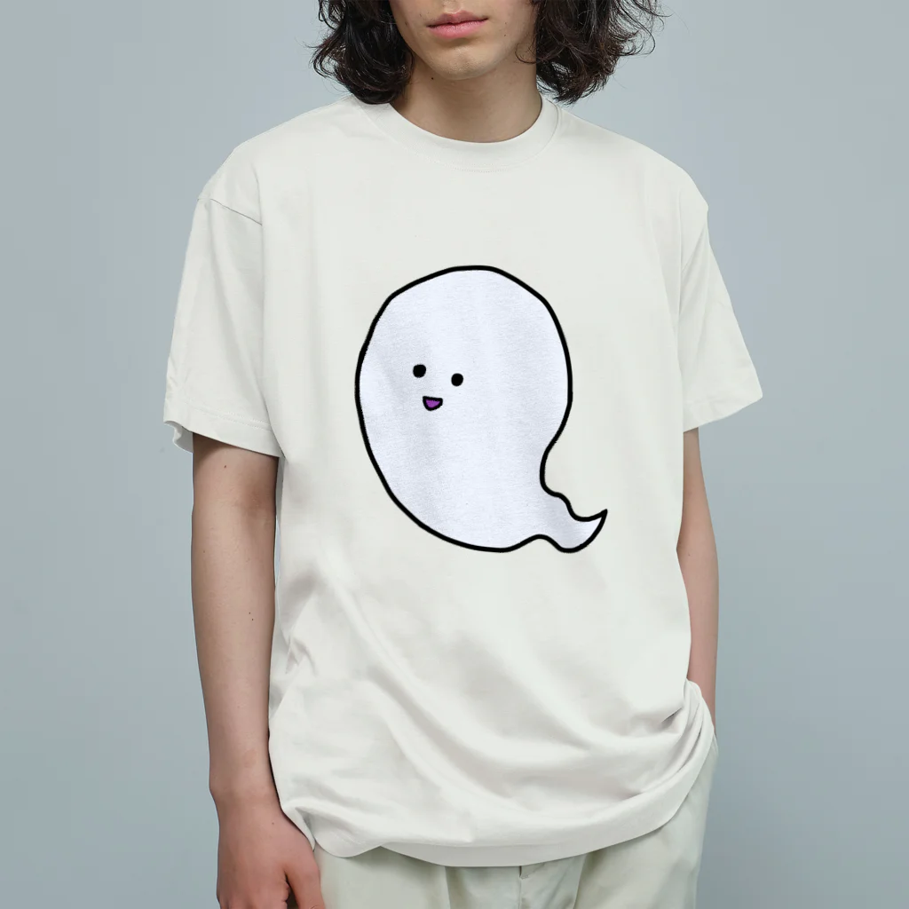 ケロガエルのOBAKEKUN オーガニックコットンTシャツ