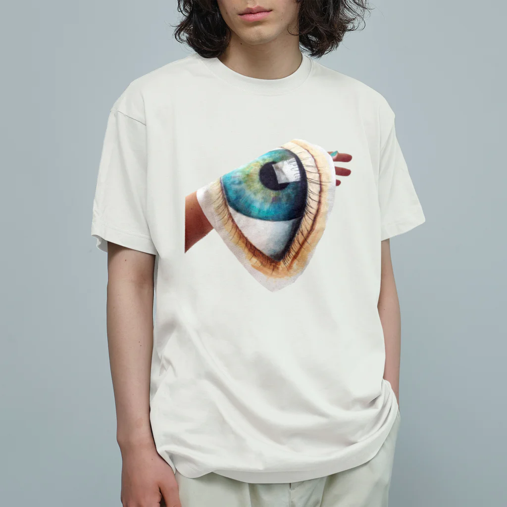 atelier POKKEの目とろ〜ん Organic Cotton T-Shirt