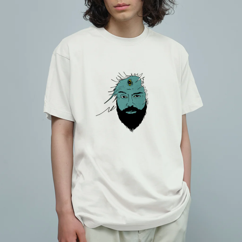 hiromashiiiの三つ目るオジサン Organic Cotton T-Shirt