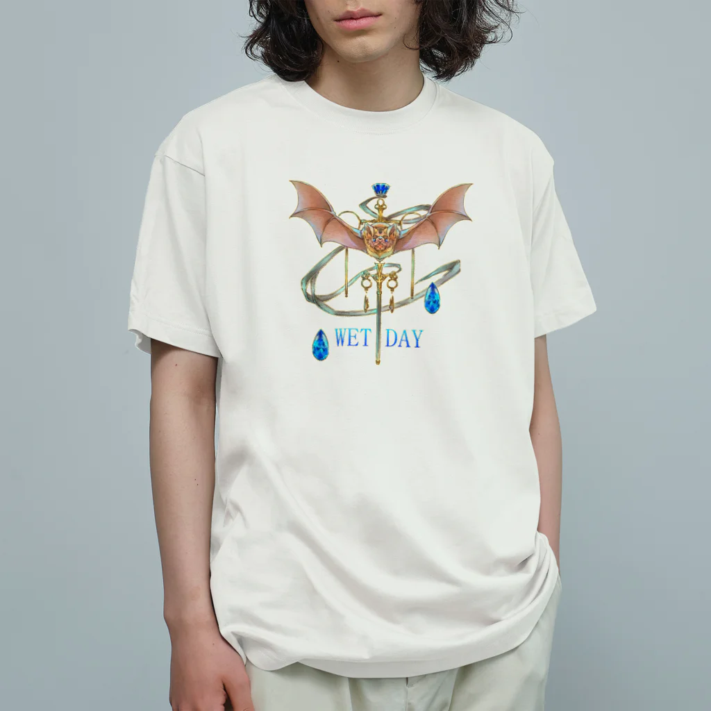 トロ箱戦隊本部の雨の日(コウモリ傘) Organic Cotton T-Shirt