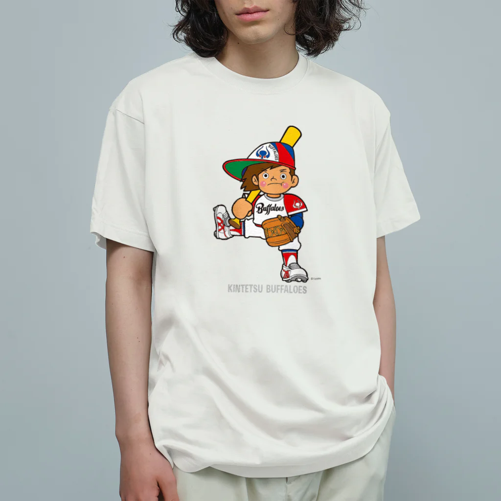 バッファ君  goods【近鉄バファローズ／1976-1996】のバファ君【新】（英・G）ベーシックポーズ Organic Cotton T-Shirt