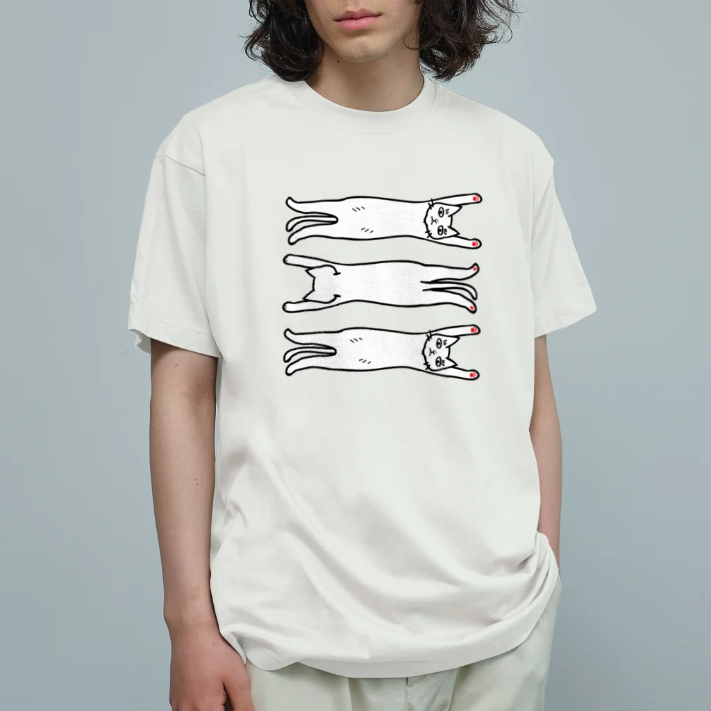 虹猫屋のごろねこ オーガニックコットンTシャツ