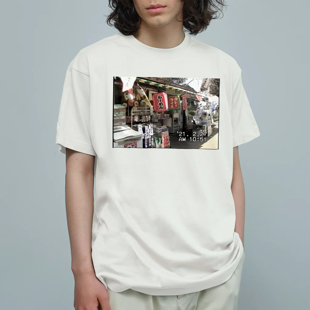 ディスク百合おんのminiDVテープ「上野の売店」  オーガニックコットンTシャツ