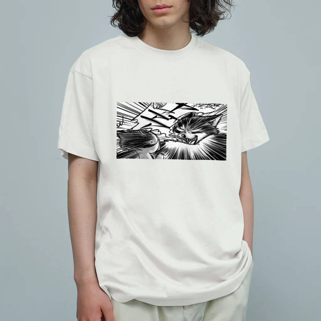 テヅカヤの怒る猫 Organic Cotton T-Shirt