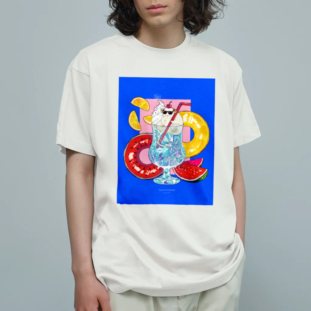 squeak squeakのサマーバケーション オーガニックコットンTシャツ