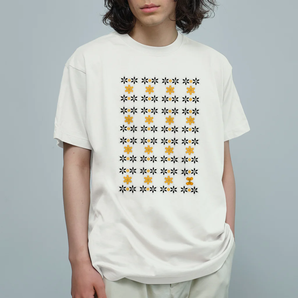 RMk→D (アールエムケード)の花柄 オーガニックコットンTシャツ