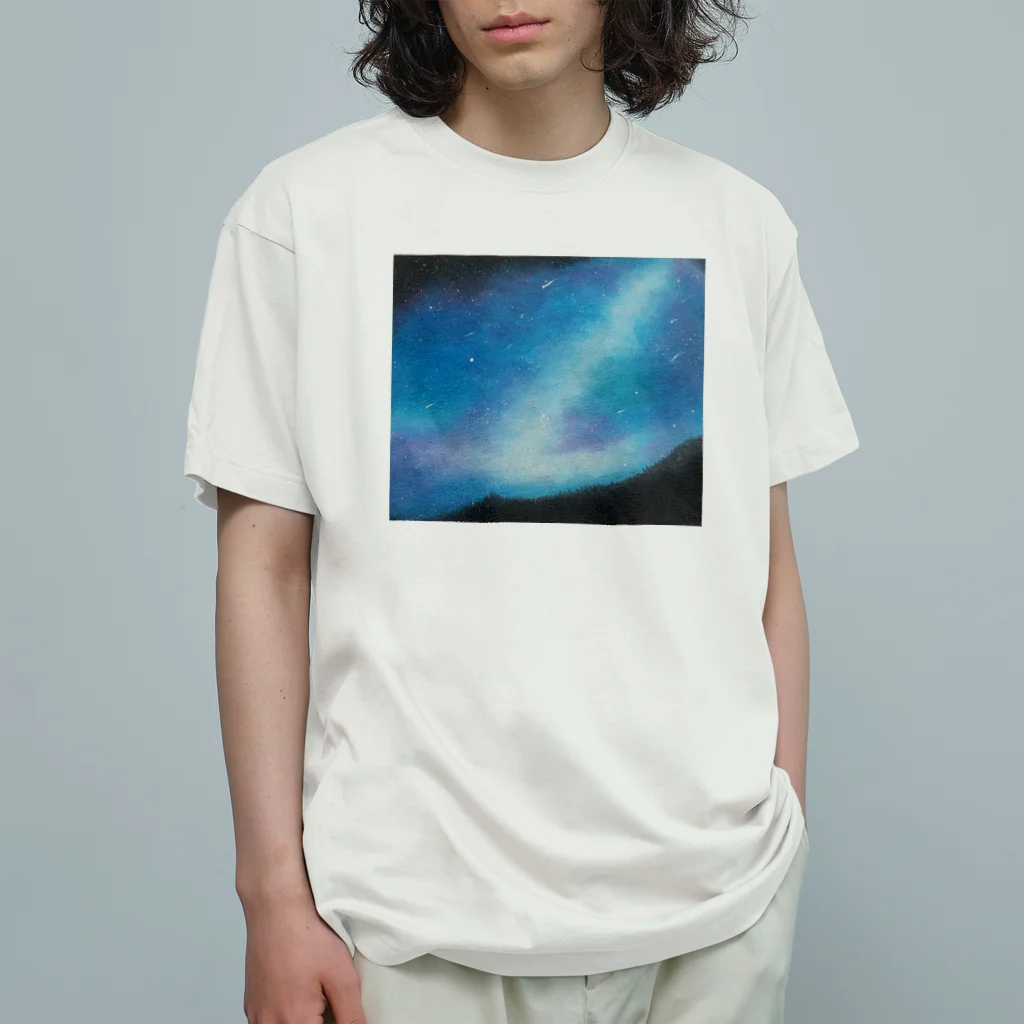 Pizmon Planetの星空★ オーガニックコットンTシャツ