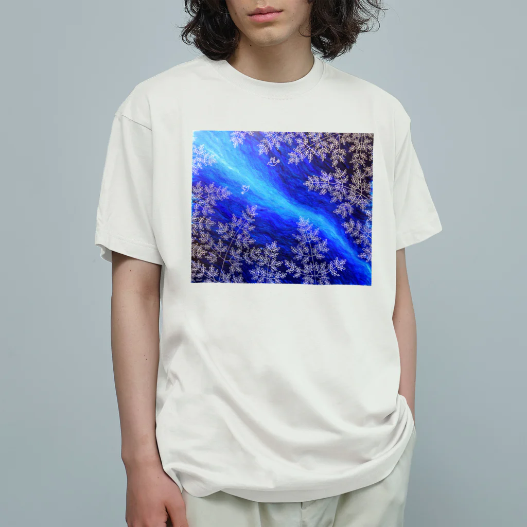 Caoli design shopの天の川 オーガニックコットンTシャツ