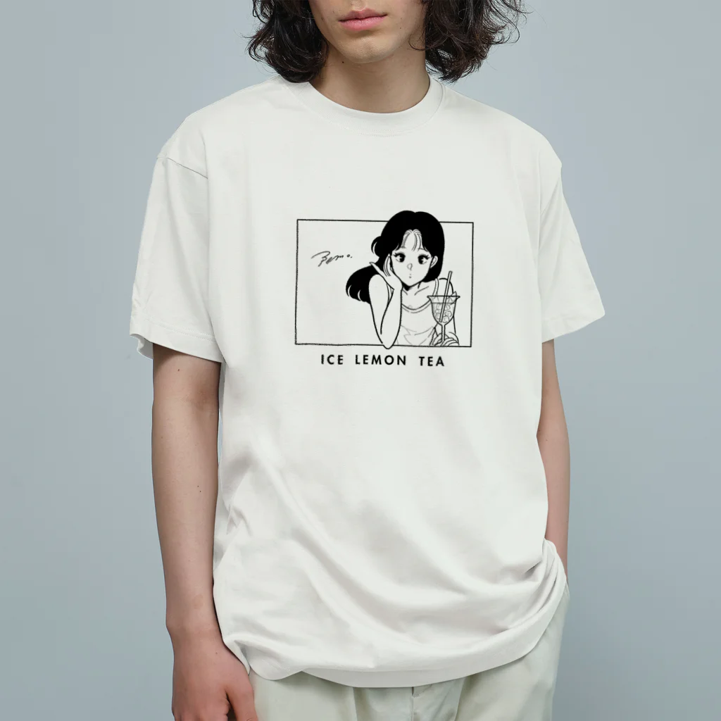 イラストレーターのサンレモのICE LEMON TEA Organic Cotton T-Shirt