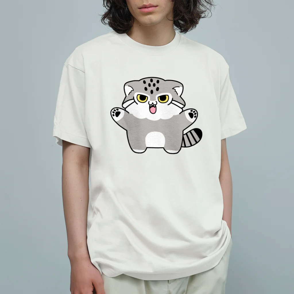 多喜のマヌルちゃんギャオー オーガニックコットンTシャツ