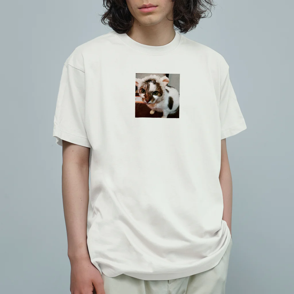 エモい服帯の我が家の猫T Organic Cotton T-Shirt