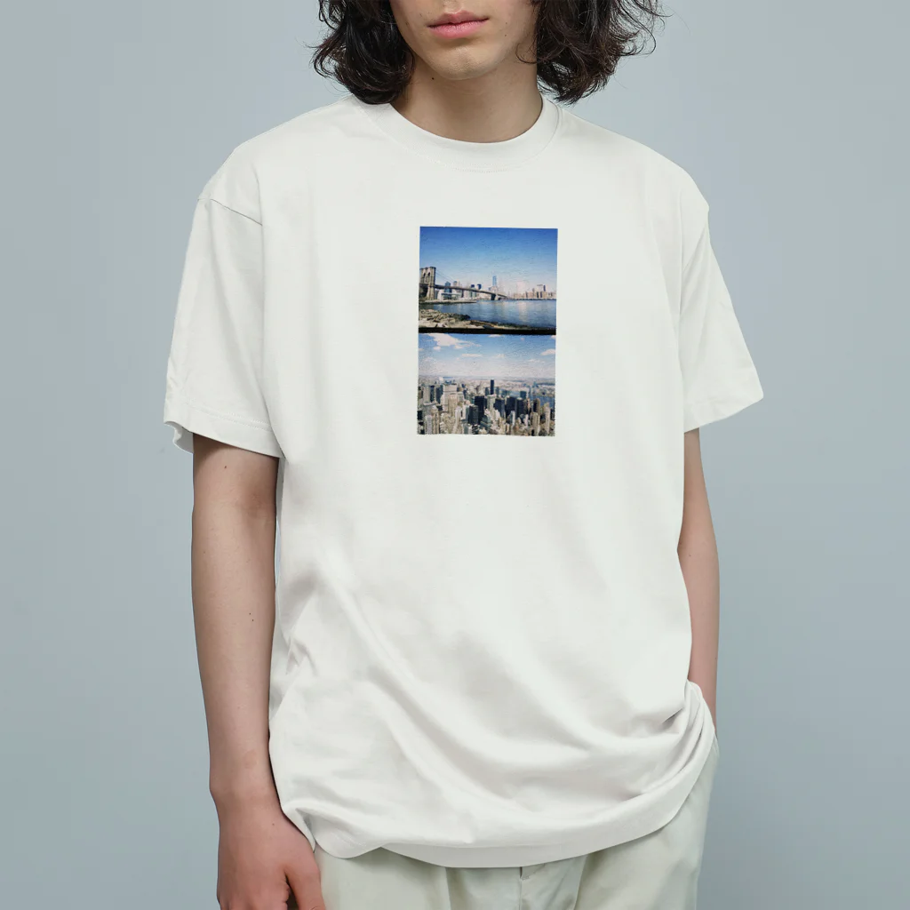 mykinjpのニューヨーク Organic Cotton T-Shirt