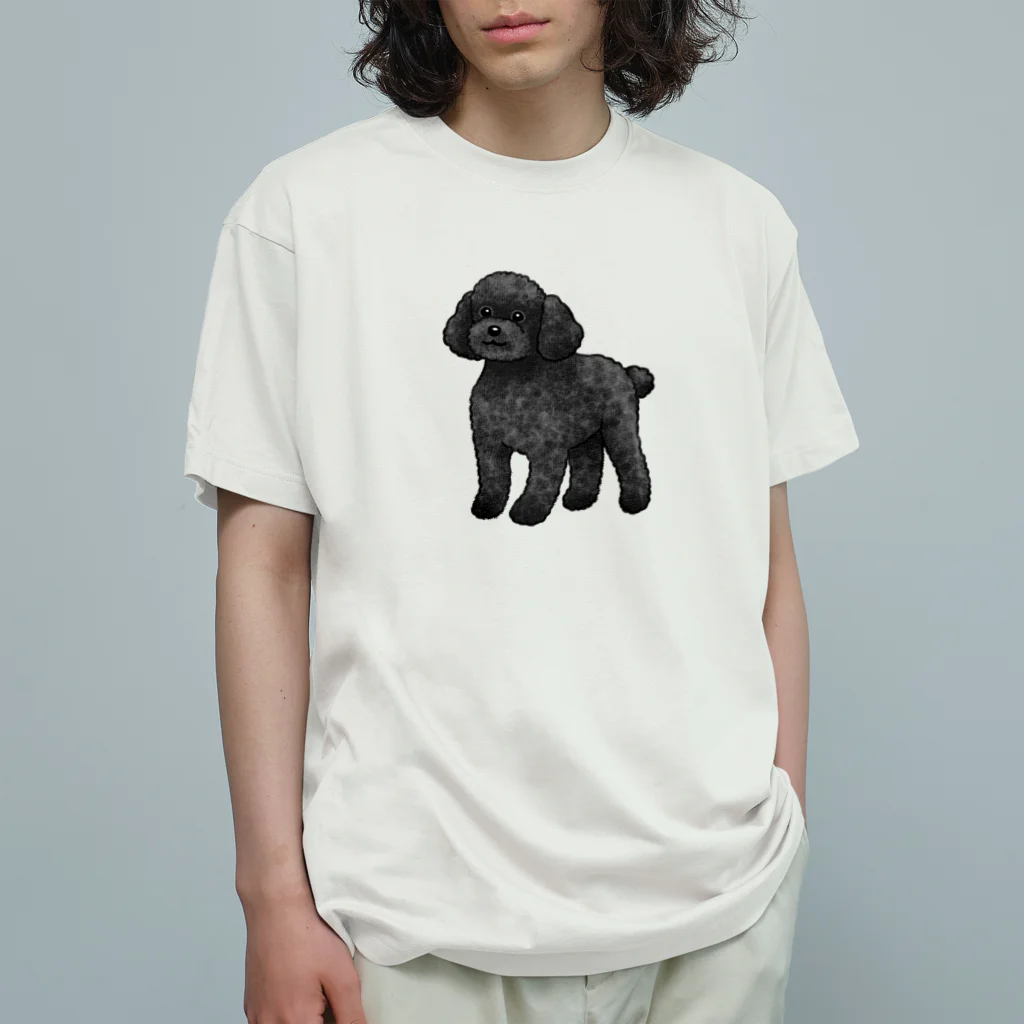 chippokeのトイプードル ブラック Organic Cotton T-Shirt