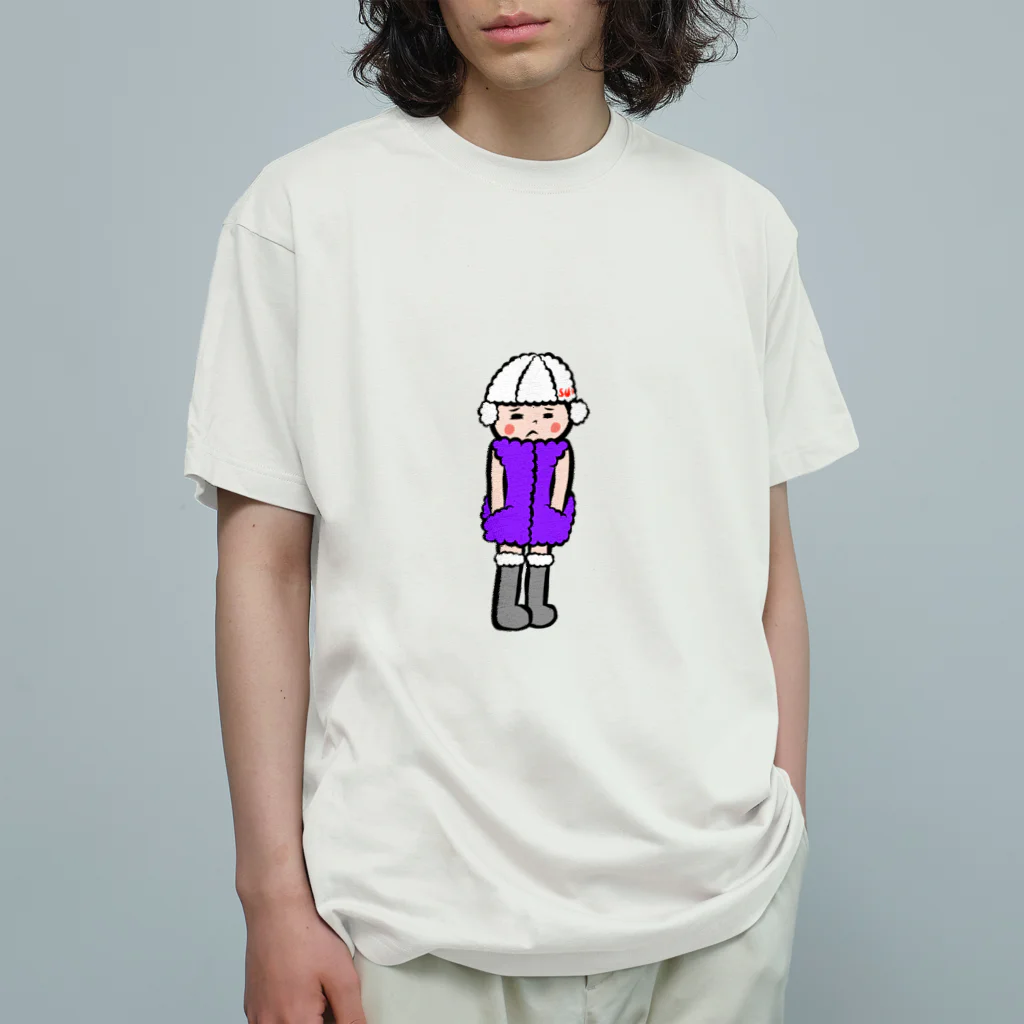 suisui_sadoの冬服スイスイちゃん オーガニックコットンTシャツ