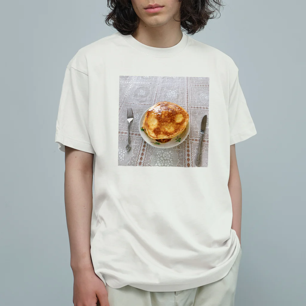 野菜スープの実家のホットケーキ Organic Cotton T-Shirt