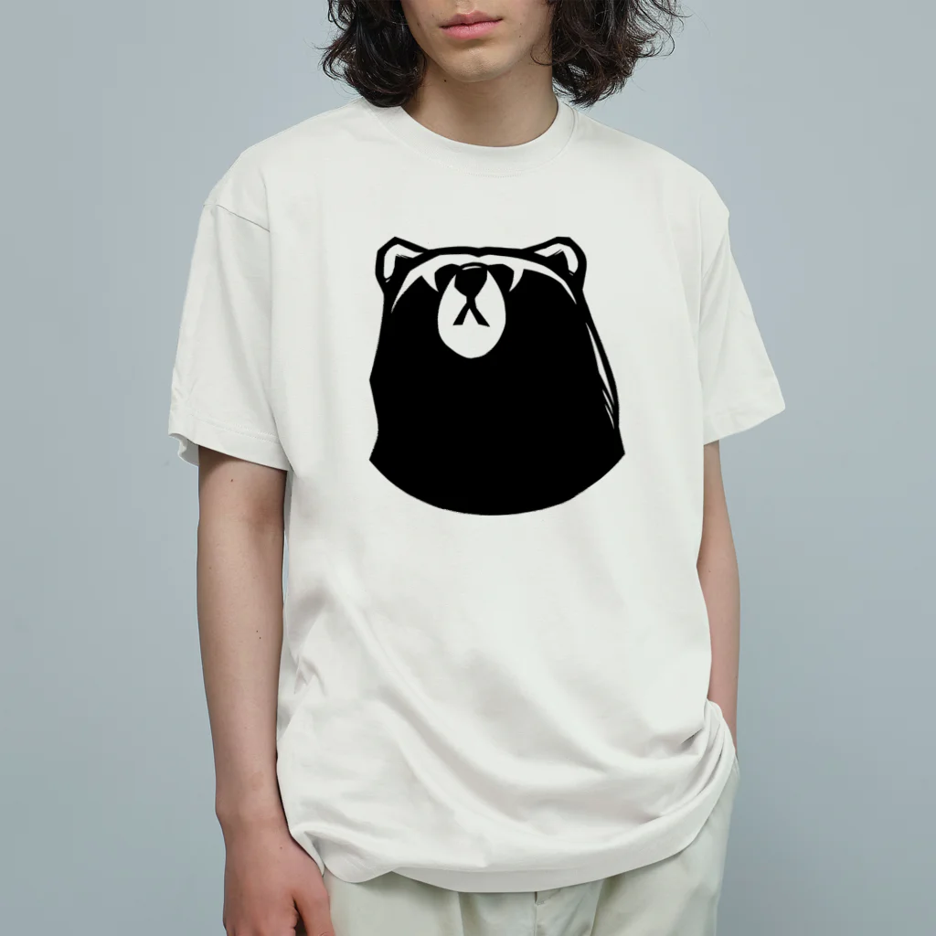 切り絵草太のkuma. オーガニックコットンTシャツ