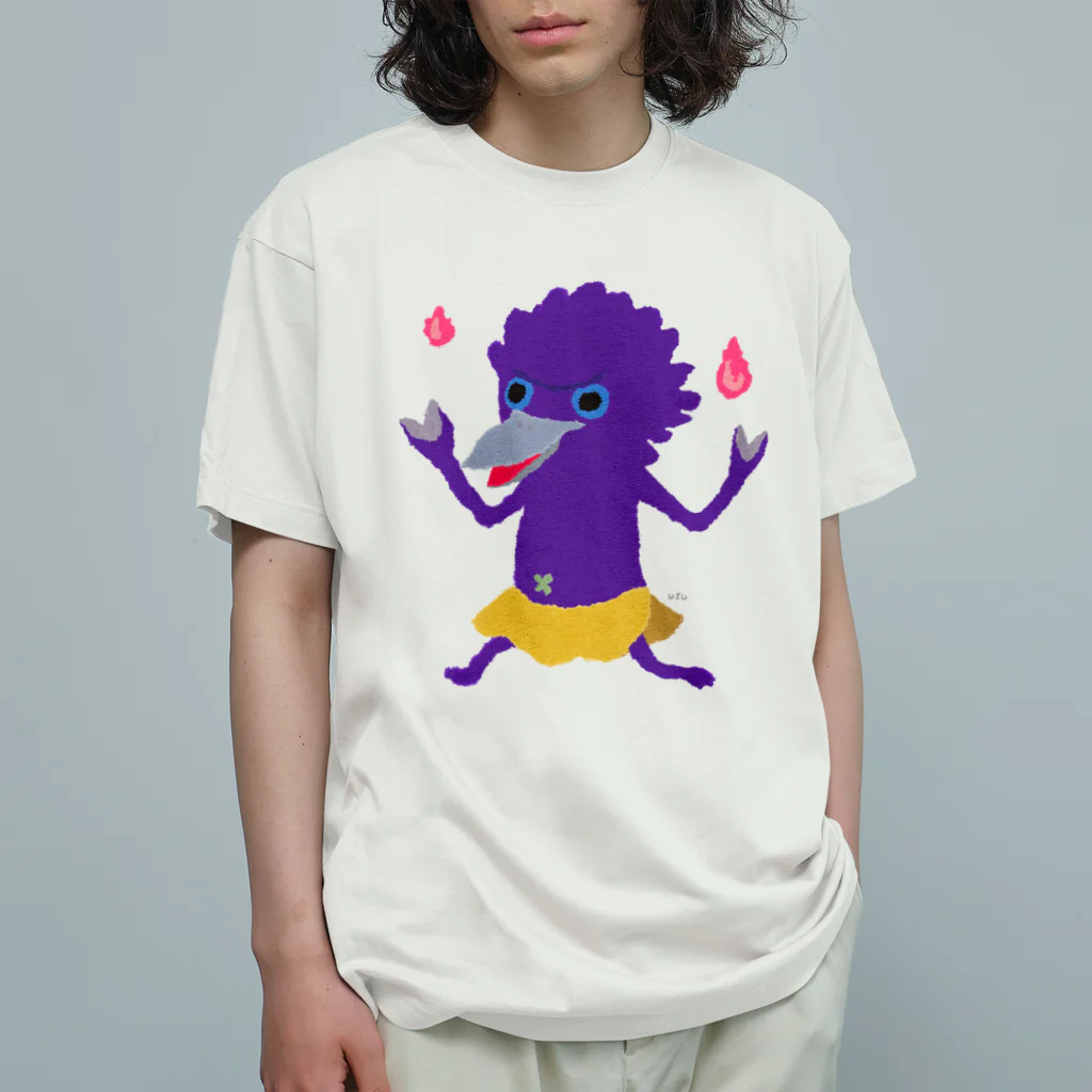 おばけ商店のおばけTシャツ＜でっかい髪切り＞ Organic Cotton T-Shirt