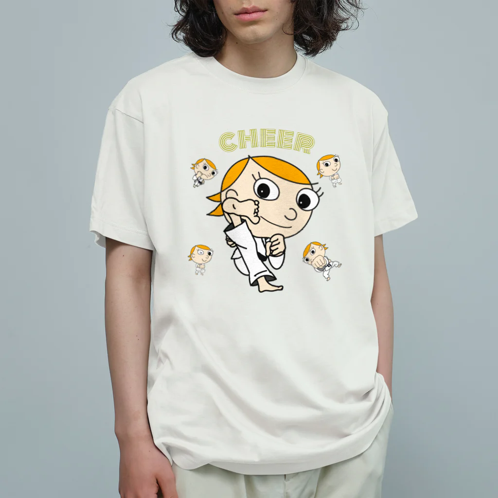 charlolのcheer Charlie オーガニックコットンTシャツ