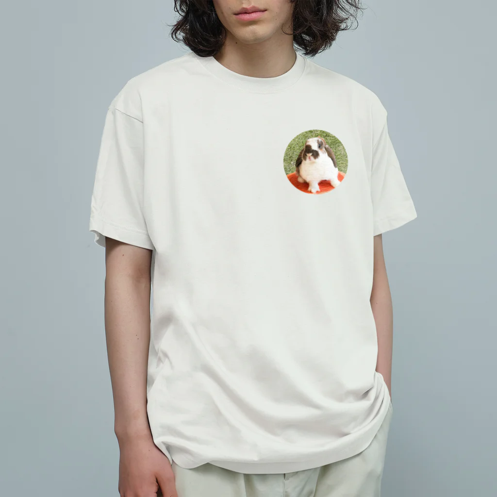 シアン・クレールの芝生でりんちゃん Organic Cotton T-Shirt