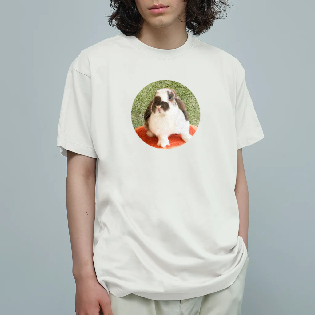 シアン・クレールの芝生でりんちゃん Organic Cotton T-Shirt