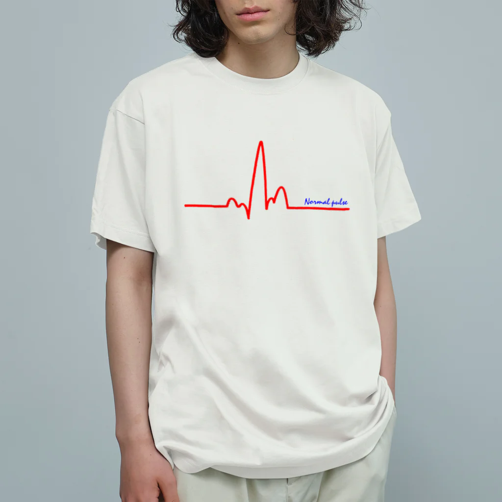 kazukiboxの正常な脈 Organic Cotton T-Shirt