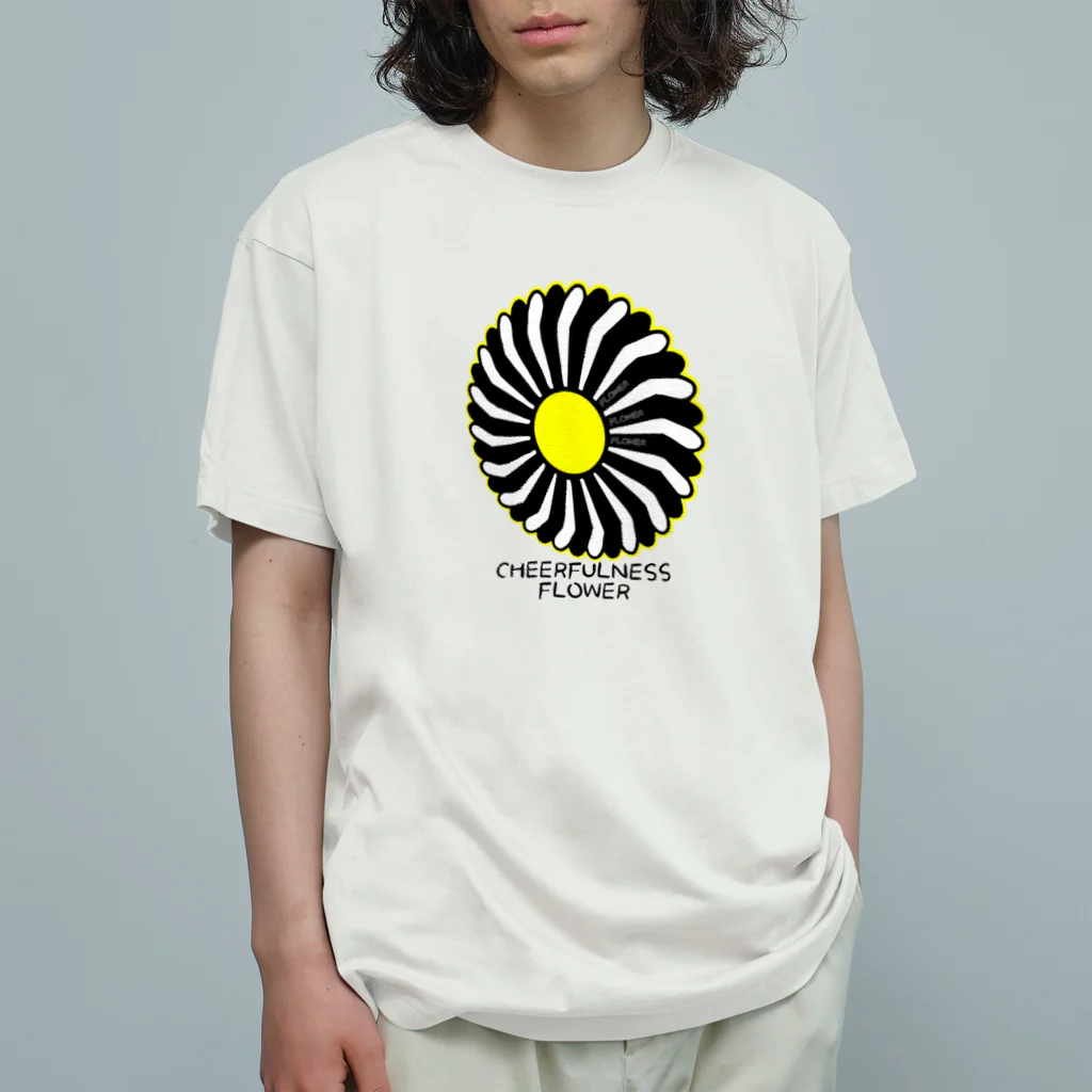 縮図のchrysanthemum T-shirt オーガニックコットンTシャツ