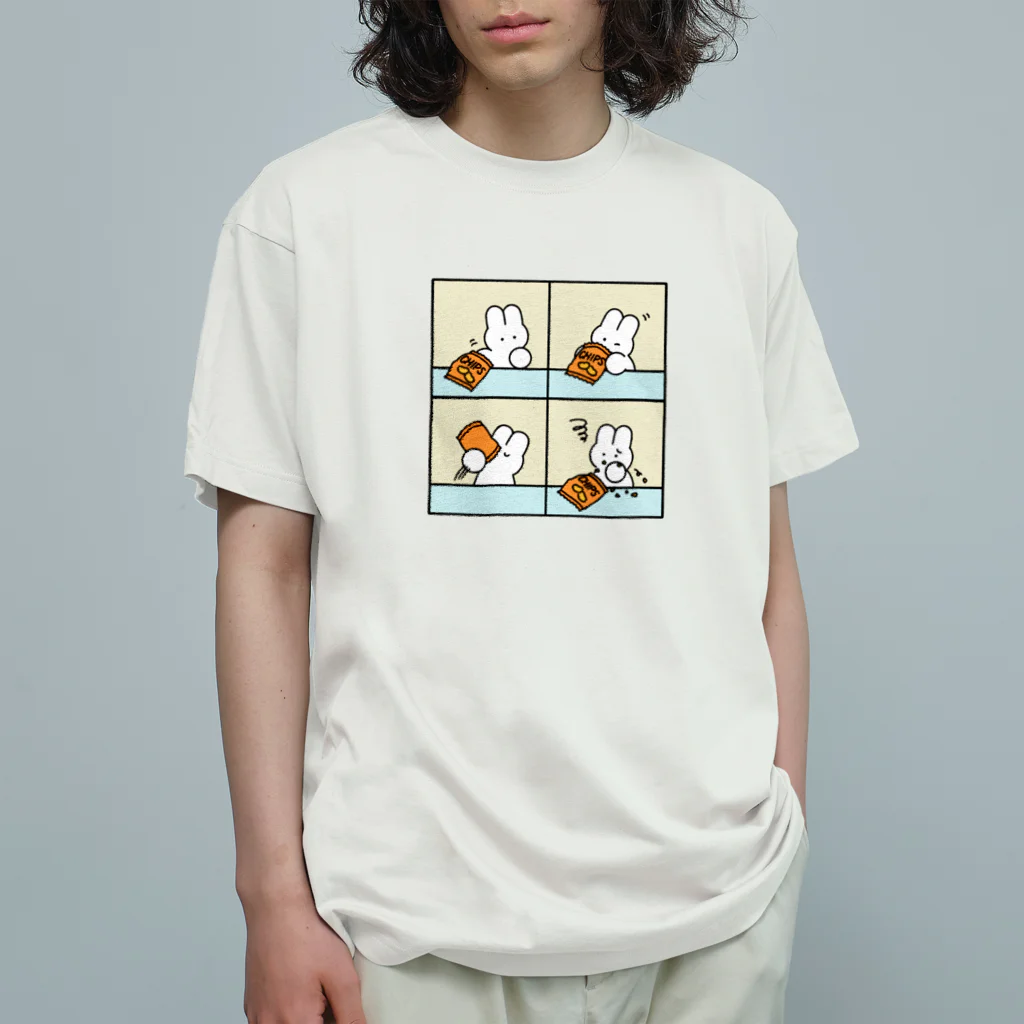 nsnのCHIPS オーガニックコットンTシャツ