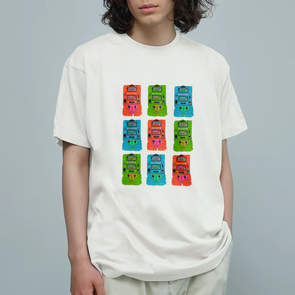 福ハナ夫（フクハナ商店）公式のゲームウォッチのおもしろさは異常 Organic Cotton T-Shirt