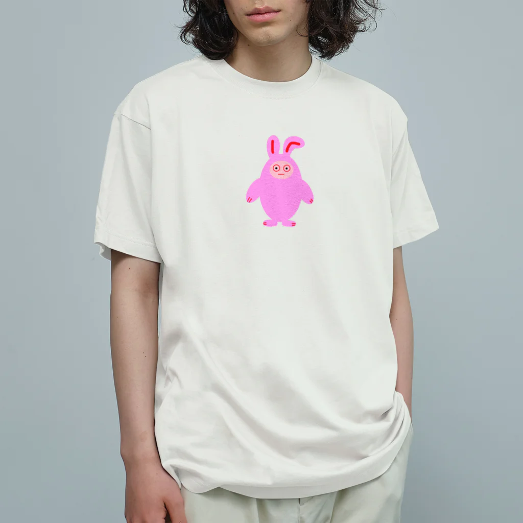 満たされないうさぎ（mitasarenai usagi）のfallみたうさs オーガニックコットンTシャツ