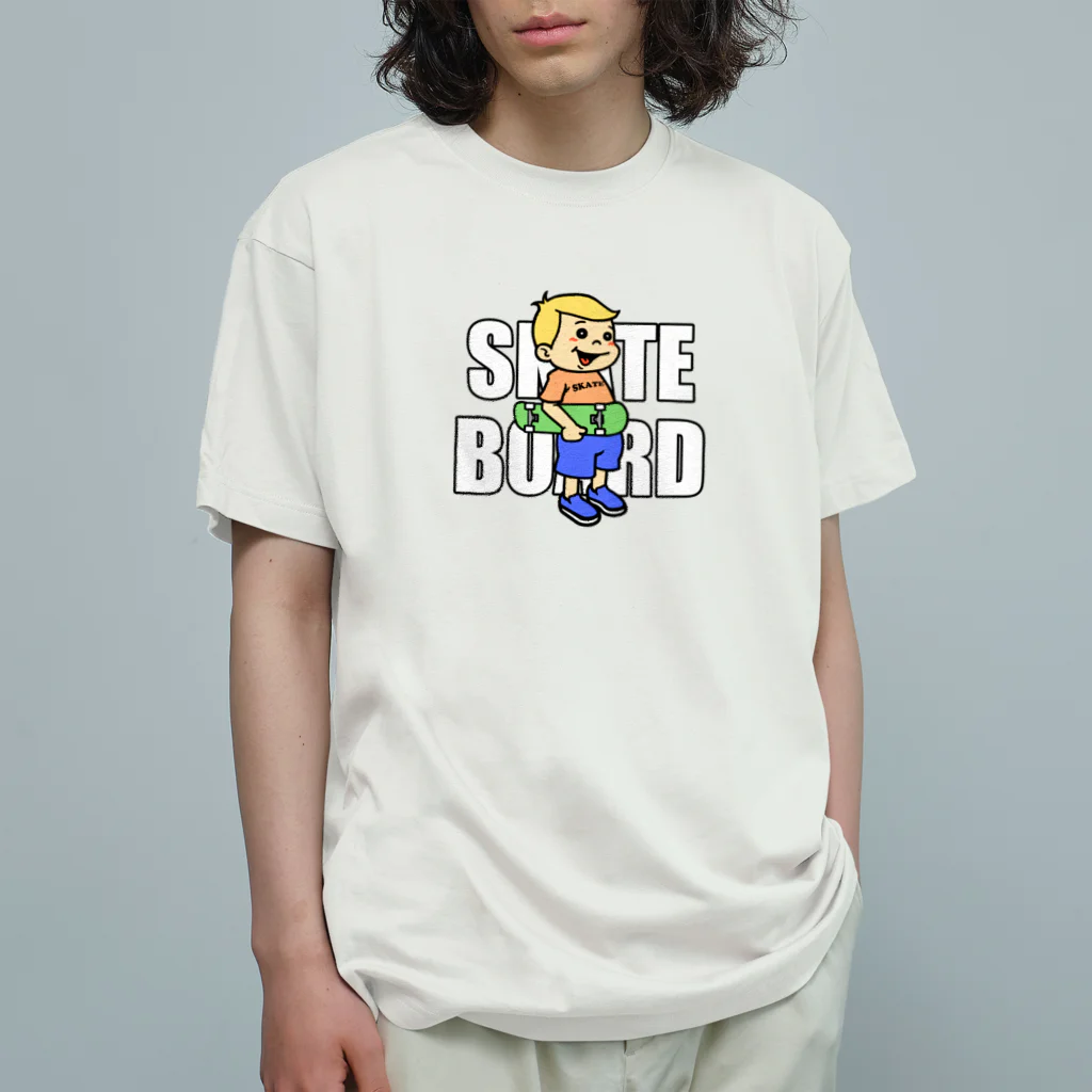 Candy Candyのスケーターボーイ3 Organic Cotton T-Shirt