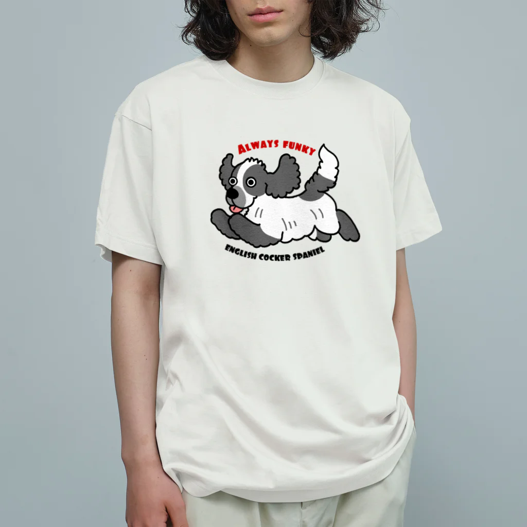 ごまいちのブルーローン【ファンキーコッカー】 Organic Cotton T-Shirt