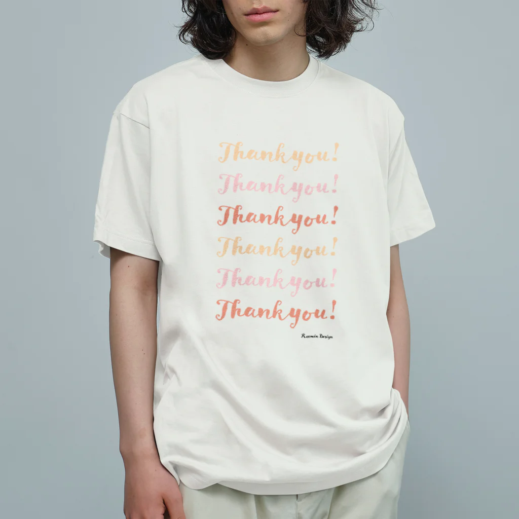 ReeminDesignのThankyou! オーガニックコットンTシャツ