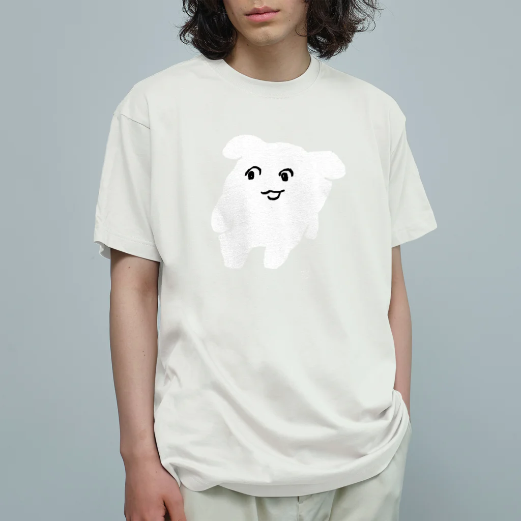 にくまん子のよよ(くろ) Organic Cotton T-Shirt