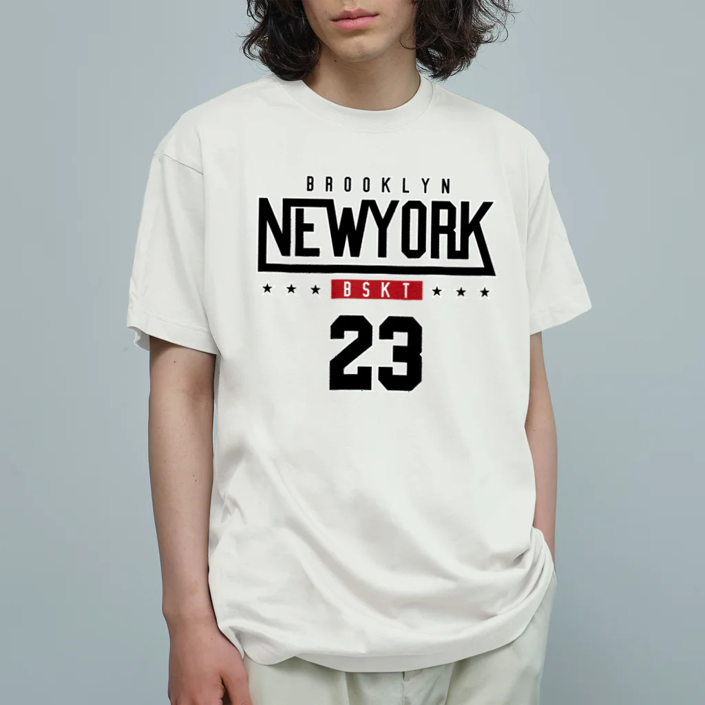 MessagEのNEWYORK BSKT オーガニックコットンTシャツ