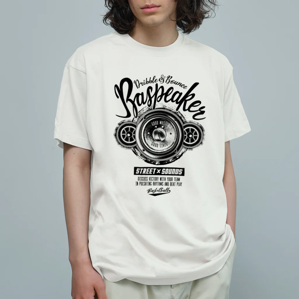 MessagEのBaspeaker オーガニックコットンTシャツ