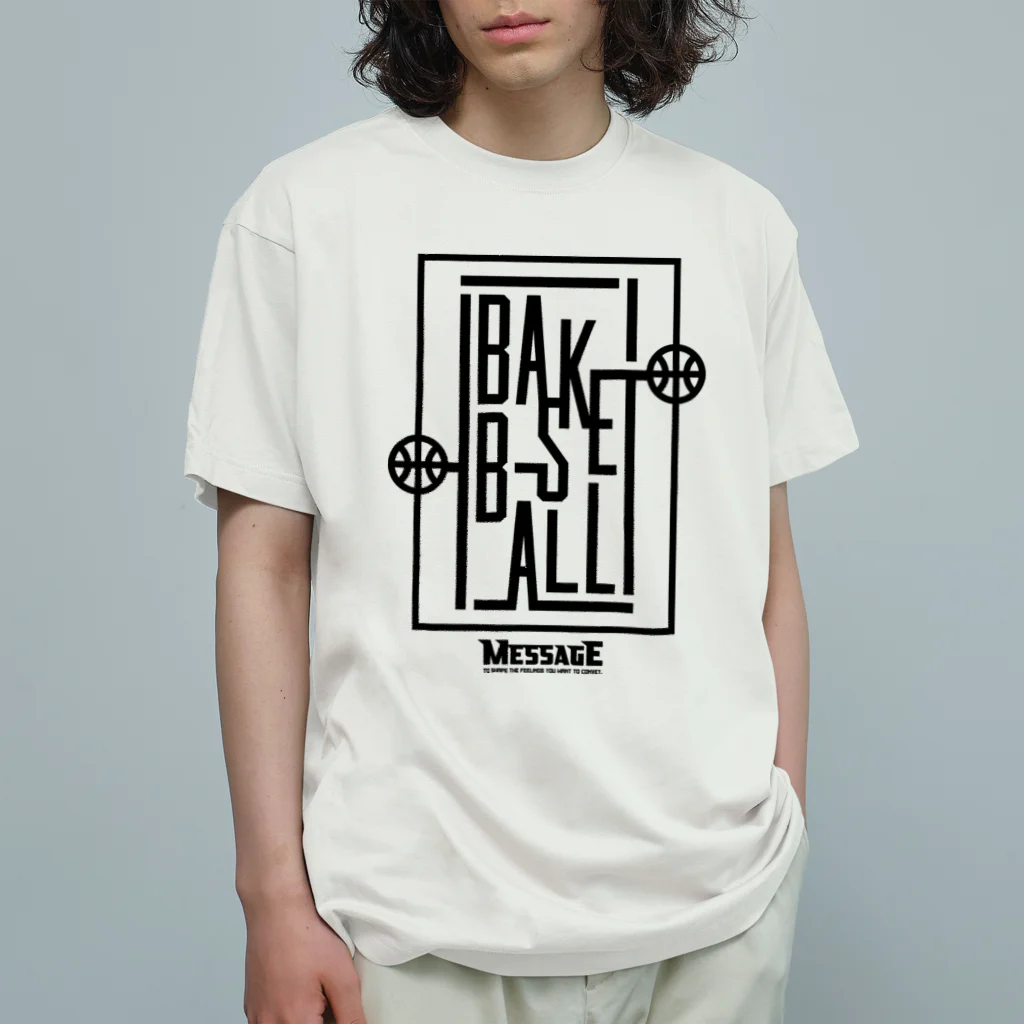 MessagEのBASKETBALL LINES Organic Cotton T-Shirt