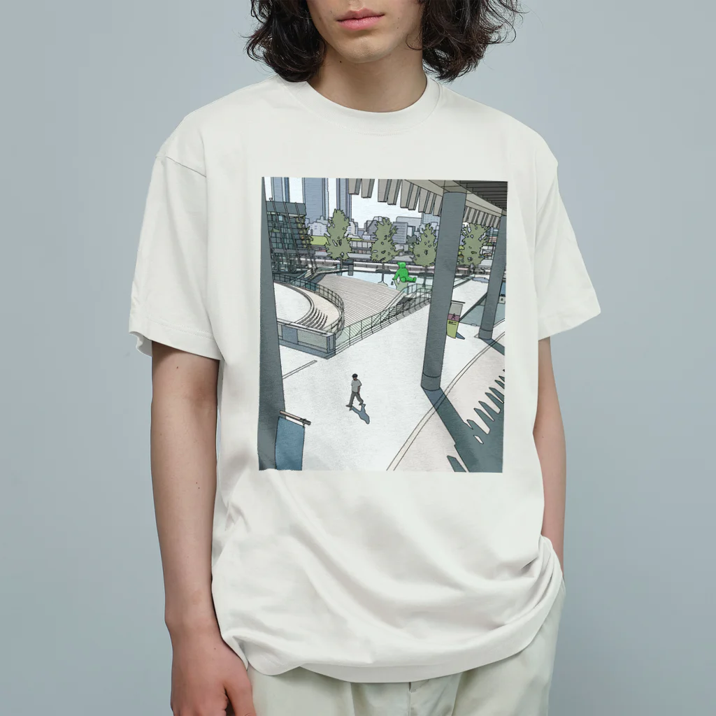 増岡の大阪駅の近く Organic Cotton T-Shirt