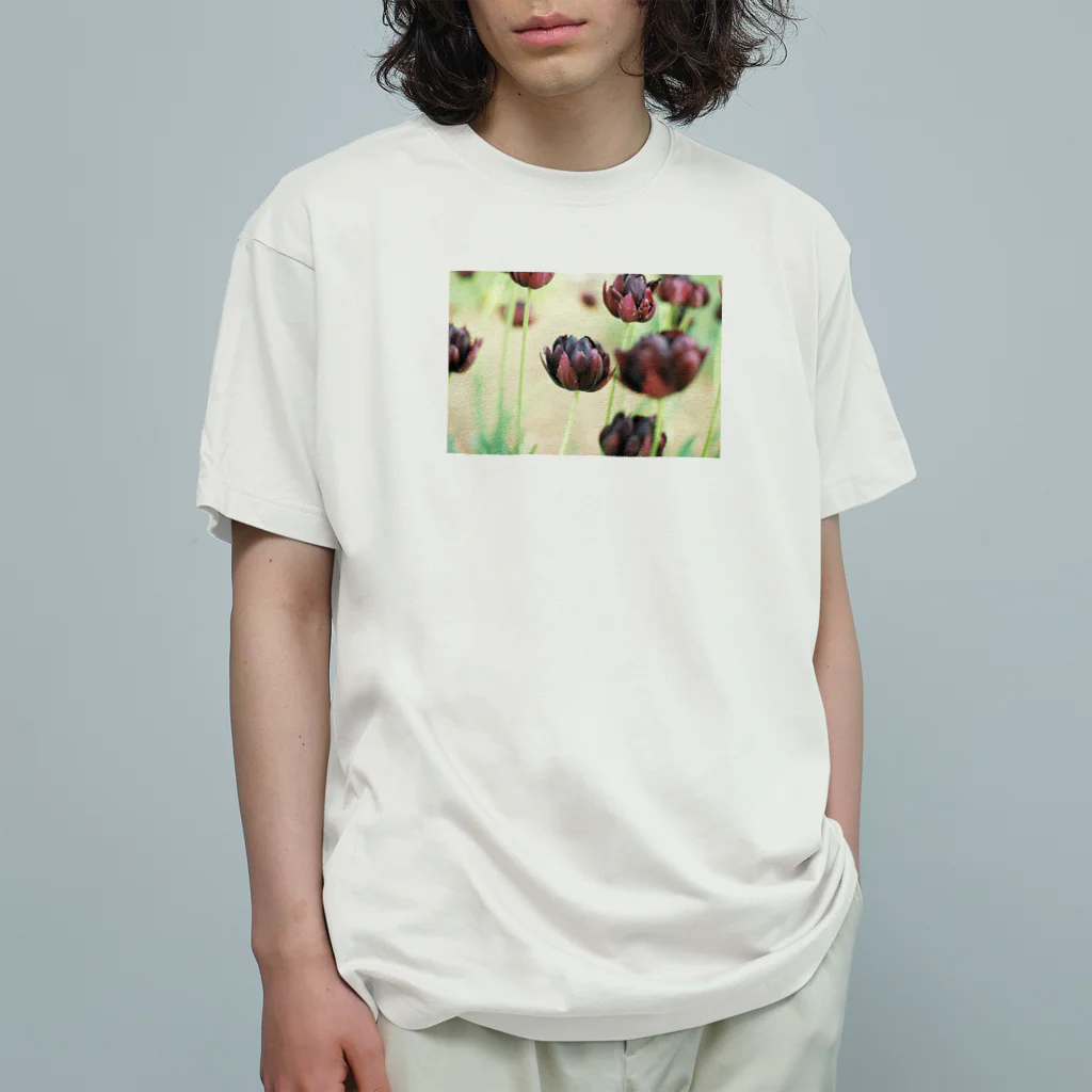 OTOFUのtulips オーガニックコットンTシャツ