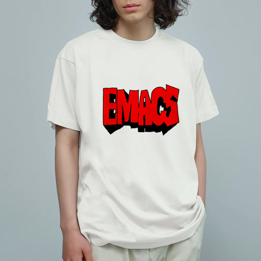 株式会社スガノワークスのemacs - イーマックス - Organic Cotton T-Shirt