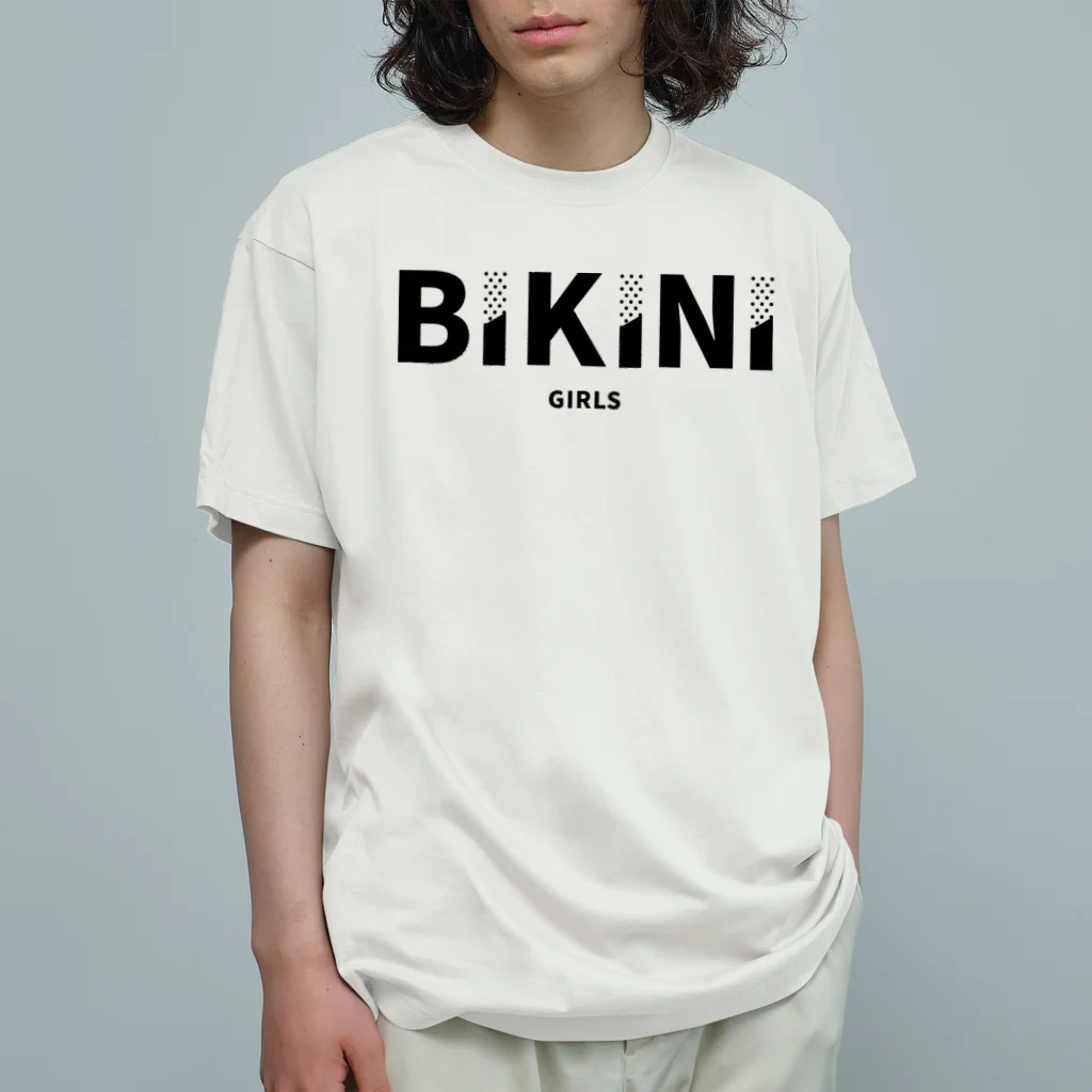 8anna storeのBIKINI GIRLS／ビキニガールズ　テキストバージョン Organic Cotton T-Shirt