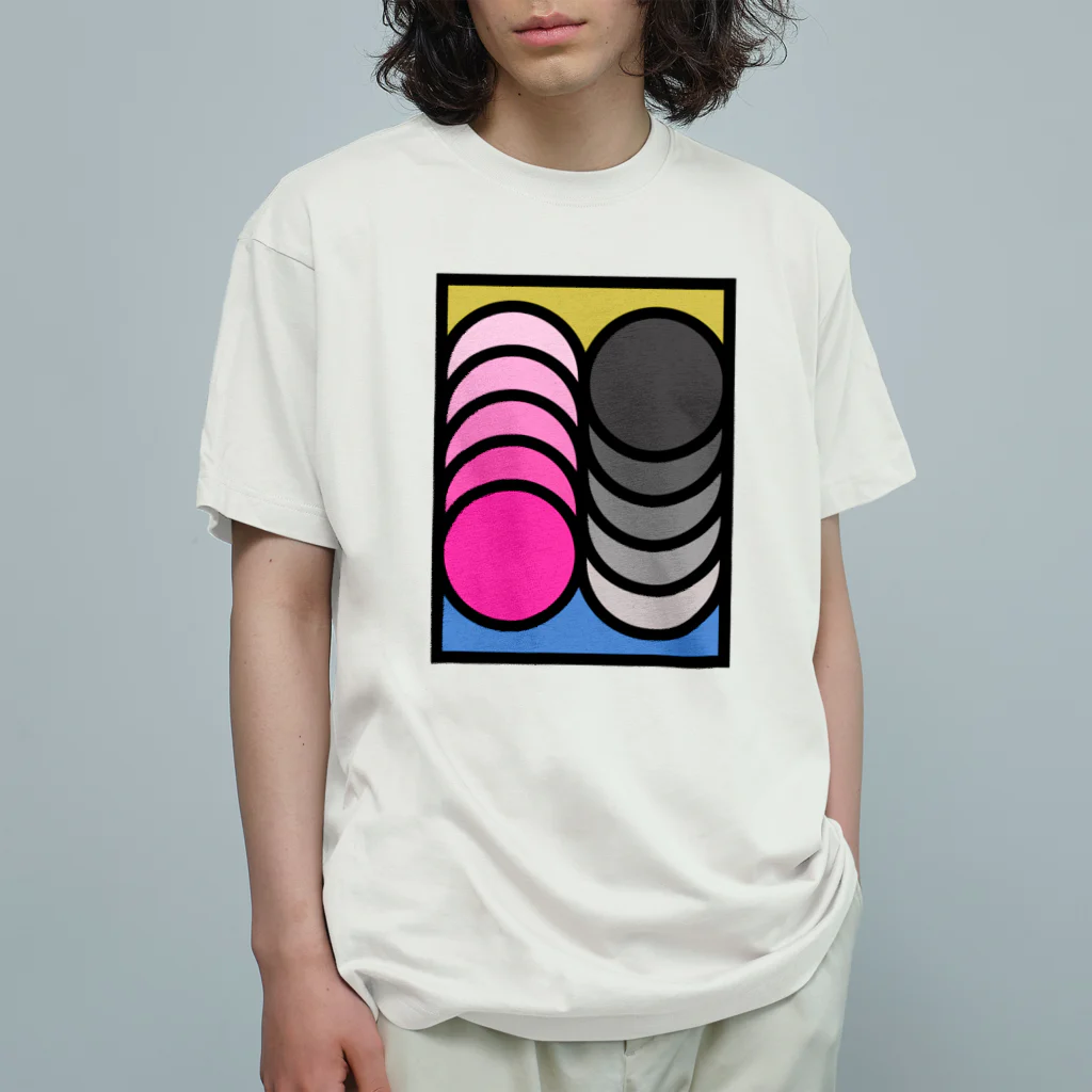 かえるのてぶくろの丸グラデ Organic Cotton T-Shirt