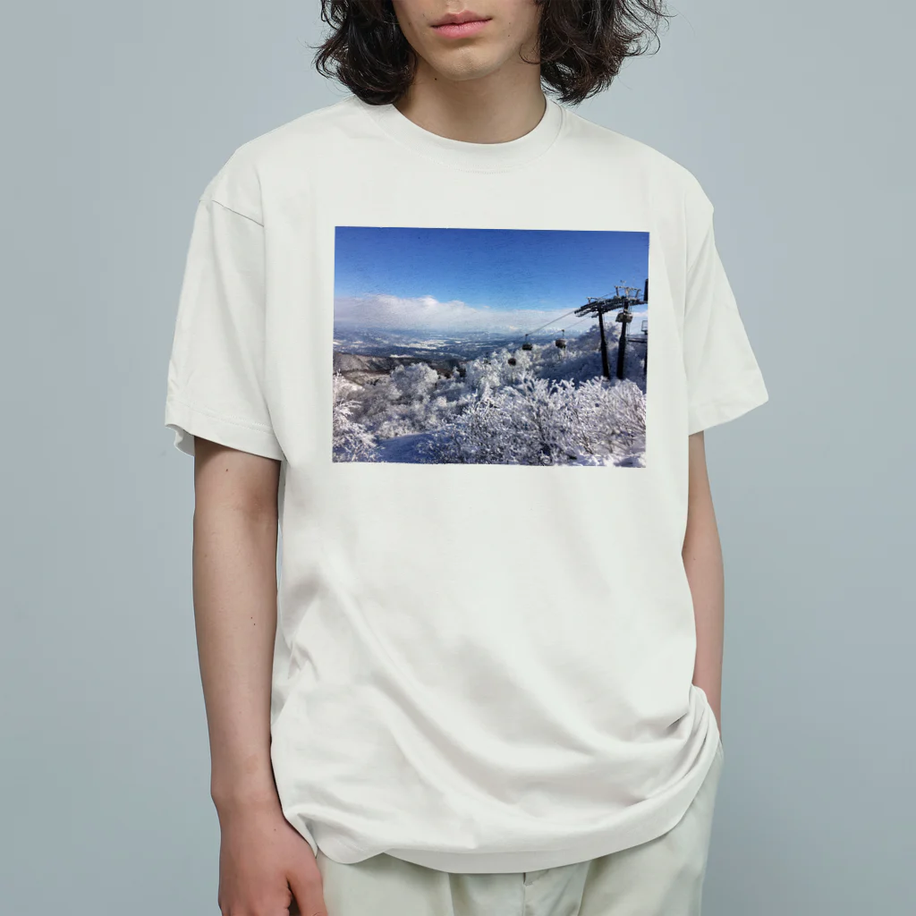 Nobuの雪景色 オーガニックコットンTシャツ