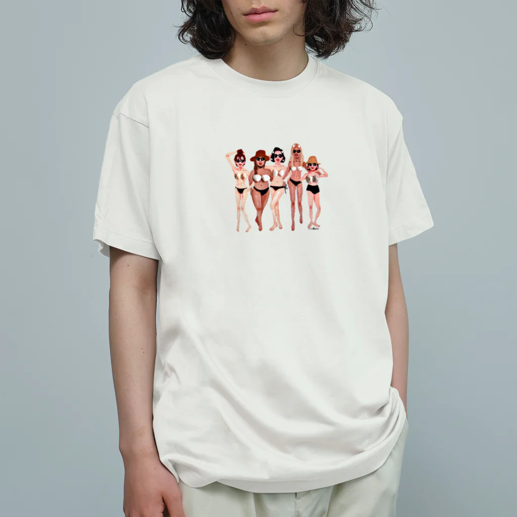 34illustrationの貝殻ブラwoman オーガニックコットンTシャツ