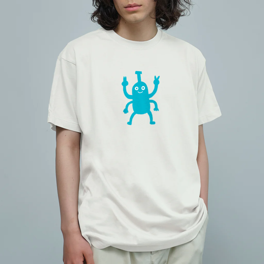 0-26のあおむし オーガニックコットンTシャツ