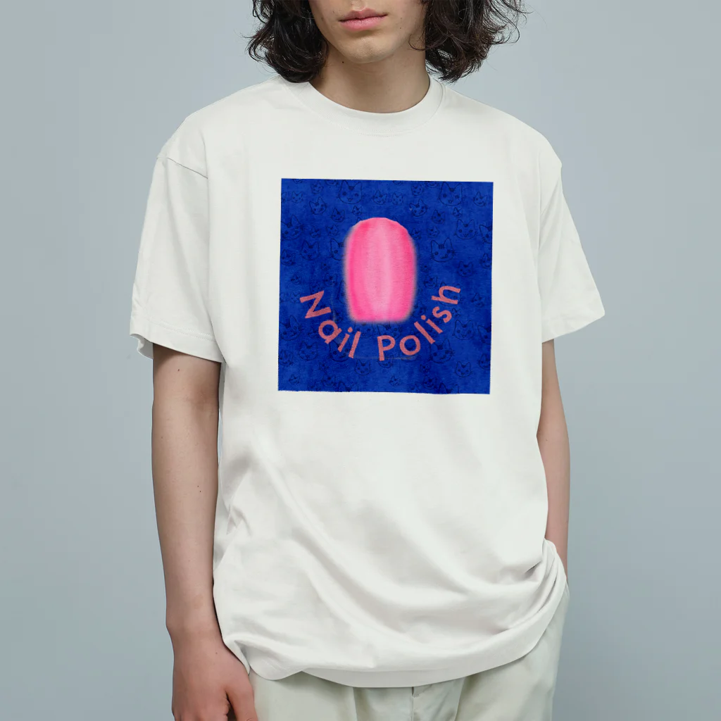 kissacoのNail Polish オーガニックコットンTシャツ