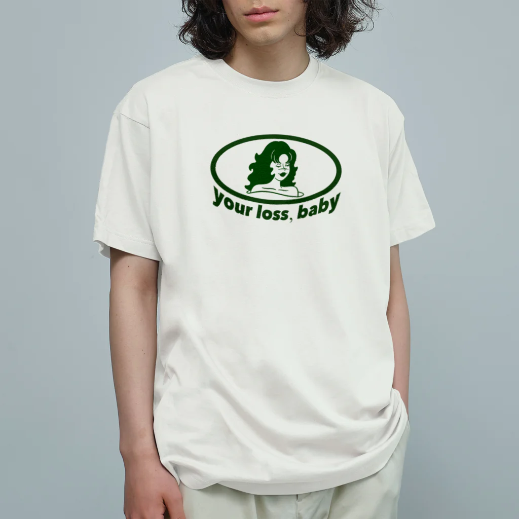 mmmbaのyour loss, baby オーガニックコットンTシャツ