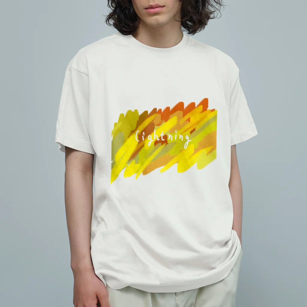 ポテコロアートショップの黄色の閃光 Organic Cotton T-Shirt