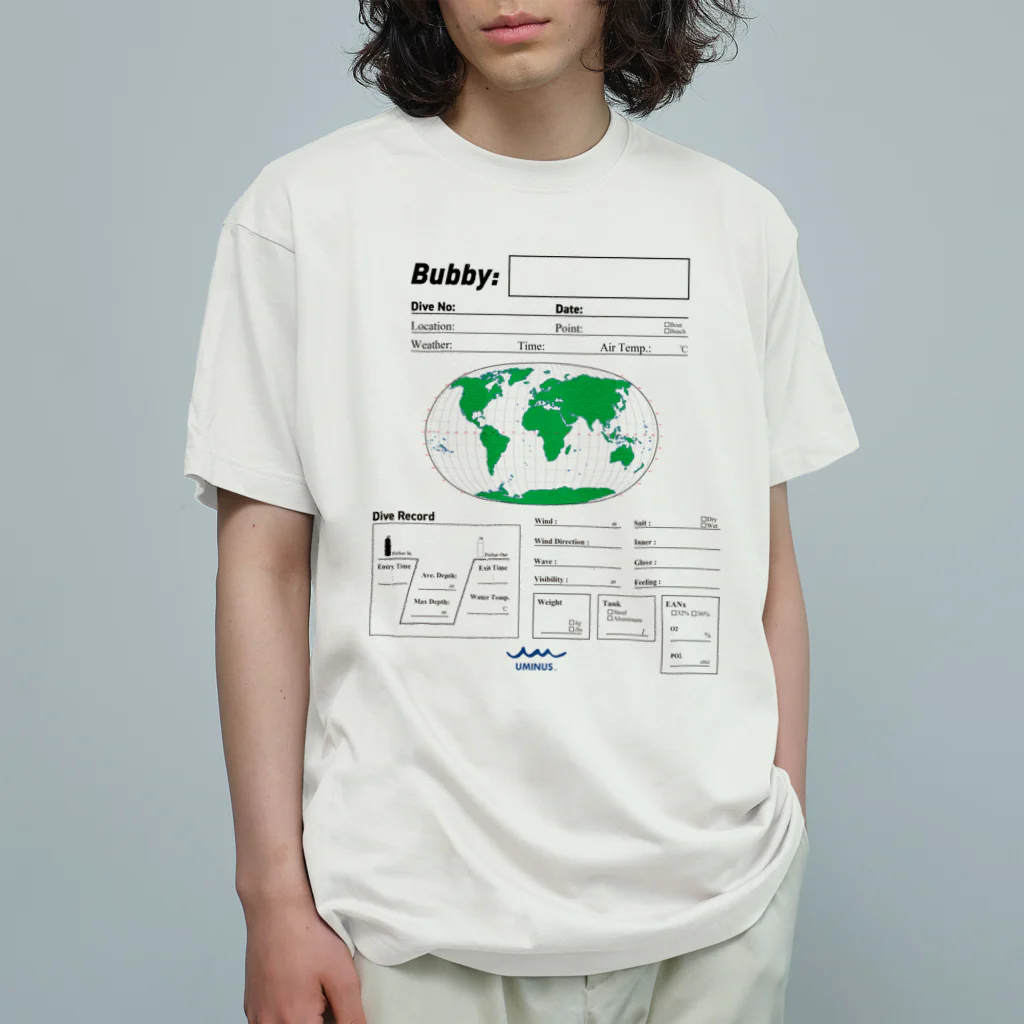 わんぱく・クリエイターズ・マーケットのバディーTシャツ「Buddy-T-Shirts」(背面ロゴあり) Organic Cotton T-Shirt