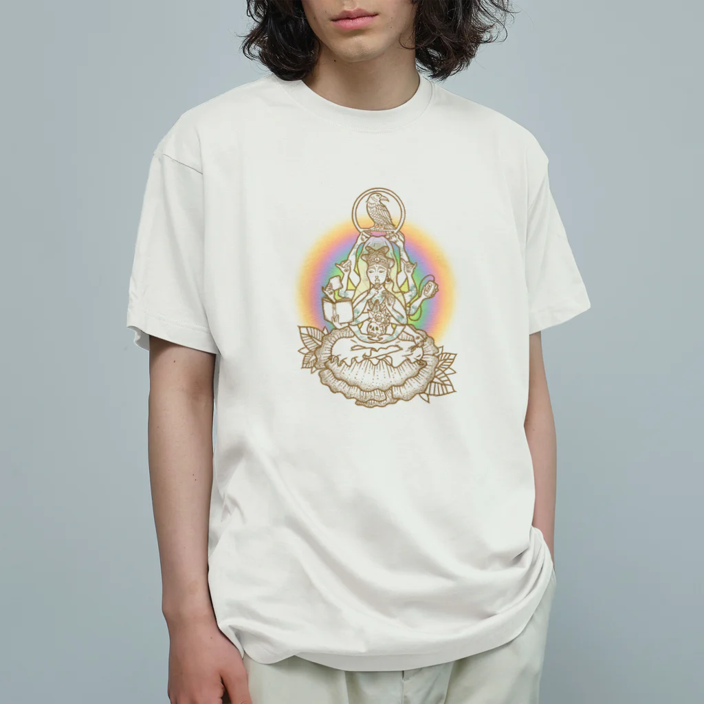 HELLO AND GOODBYEのGod-desu オーガニックコットンTシャツ