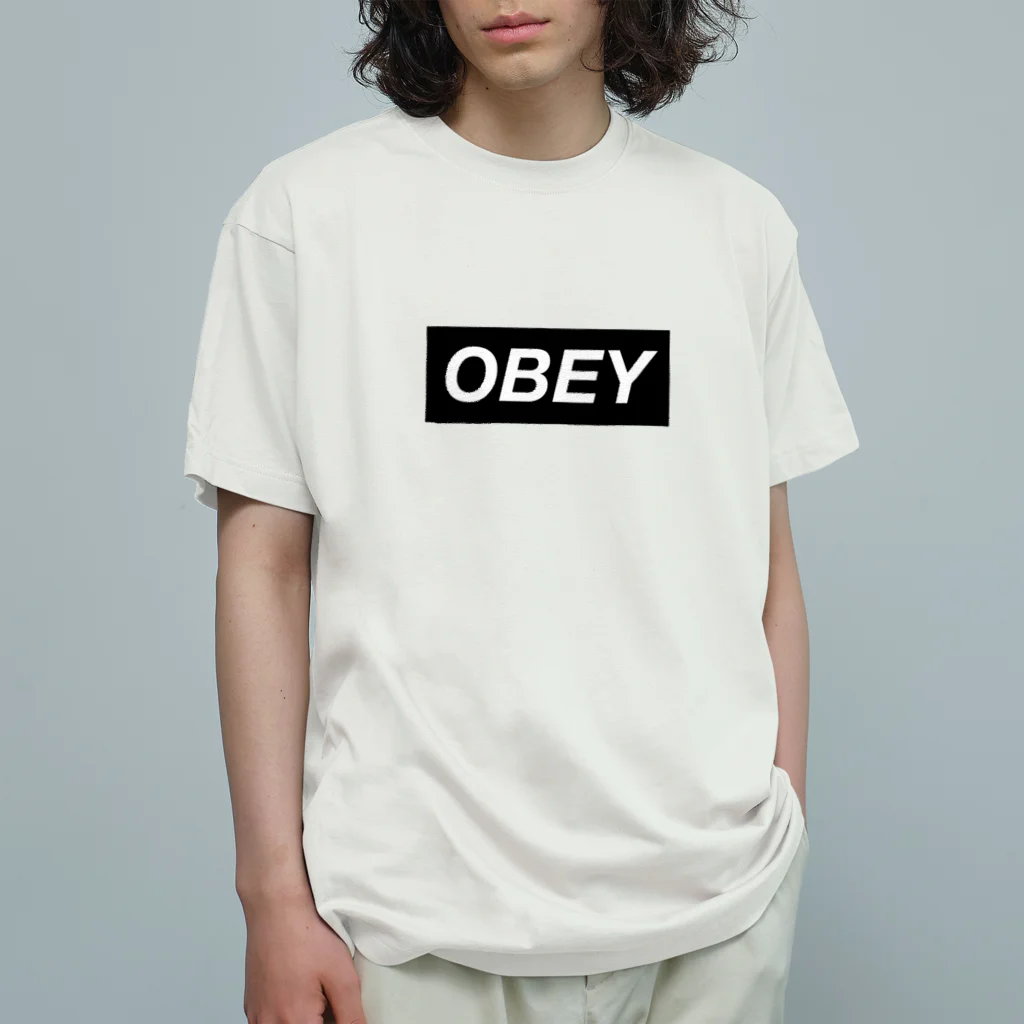 Be ConsciousのOBEY オーガニックコットンTシャツ